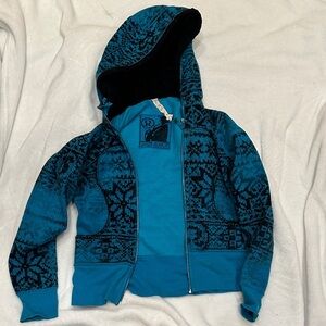 lululemon athletica Blue and Black Hoodie